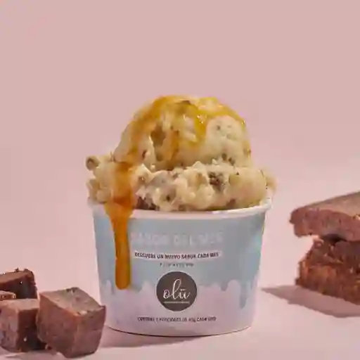 Salted caramel brownie (potecito)