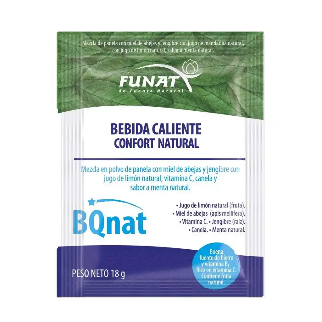 Bqnat Bebida Caliente Confort Natural