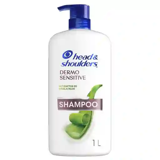 Shampoo Head Shoulders Dermo Sensitive Extractos de Sabila / Aloe Control Caspa Champu Head and Shoulders 1000 ml