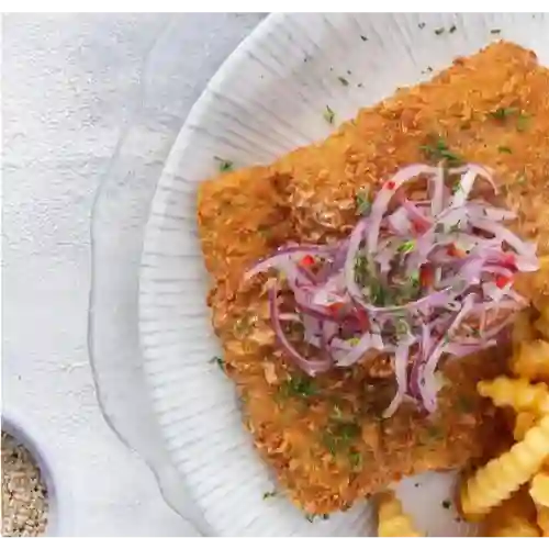 Filete Blanco a la Milanesa