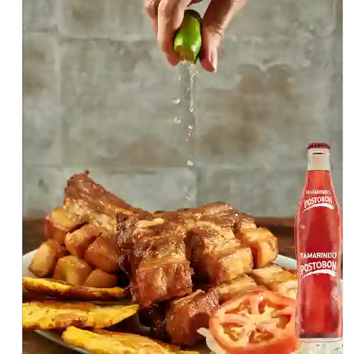 Combo Costilla de Cerdo + Postobón Tamarindo 350 ml