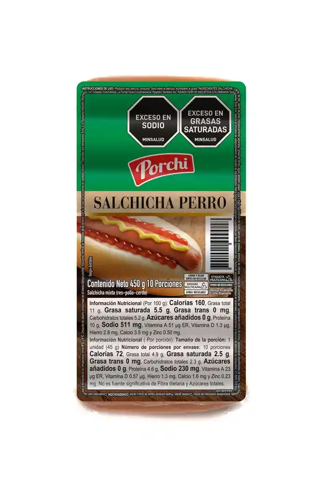 Salchicha Perro Porchi