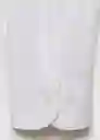 Camisa Play Blanco Talla L Hombre Mango