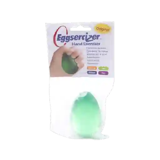 Eggsercizer Ejercitador Mano Huevo de Caucho Verde