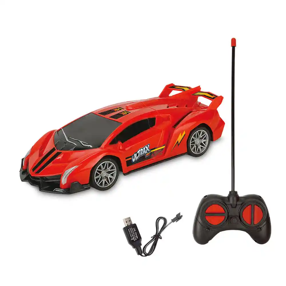 Ultrax Rc Carro Carreras Rojo