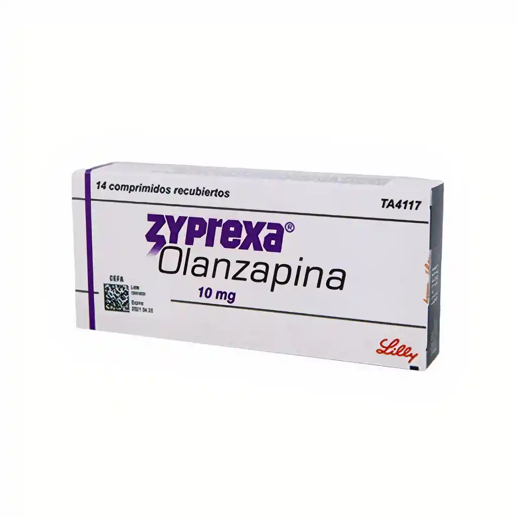 Zyprexa Eli Lilly Interamerica 10 Mg 14 Tabletas A E