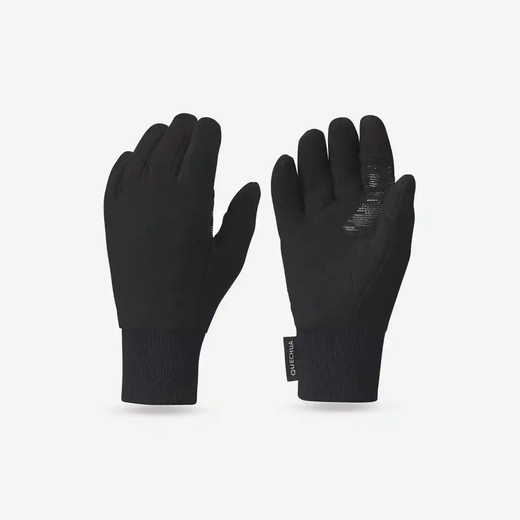 Guantes Térmicos de Senderismo Para Niños Quechua Sh500-negro