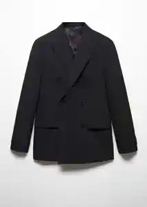 Blazer Americana Boston Negro Talla 48 Hombre Mango