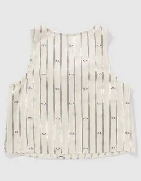 Camisa de Pijama Aerie Beige Talla LARGE 1819109 American Eagle