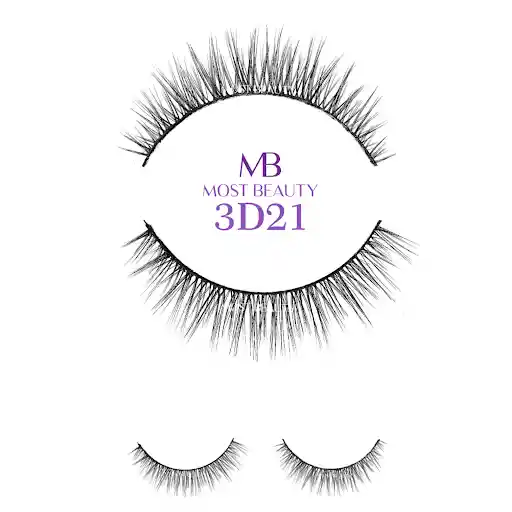 Pestañas Postizas Most Beauty Línea Natural Corta #3d-