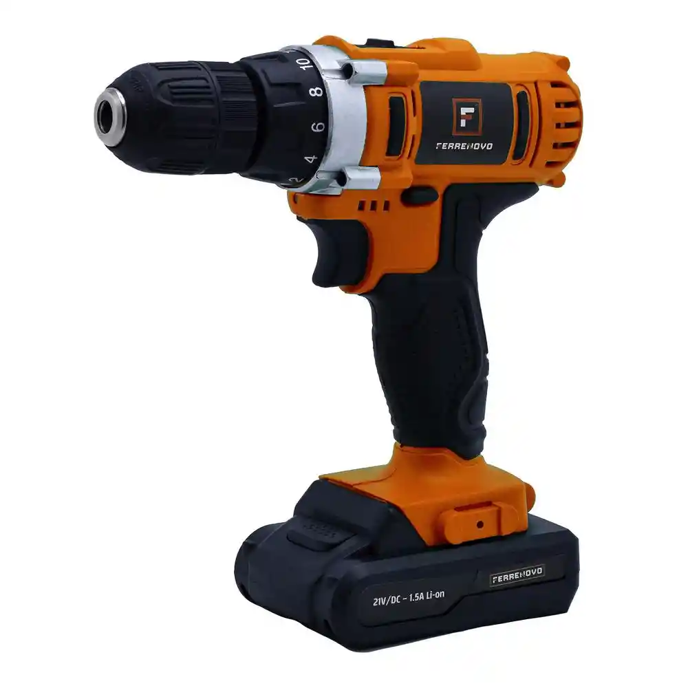 Taladro Atornillador 21v 2 Bateria Ferrenovo Fn-23046