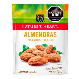 Almendra Tostada Salada NATURES HEART 180 gr