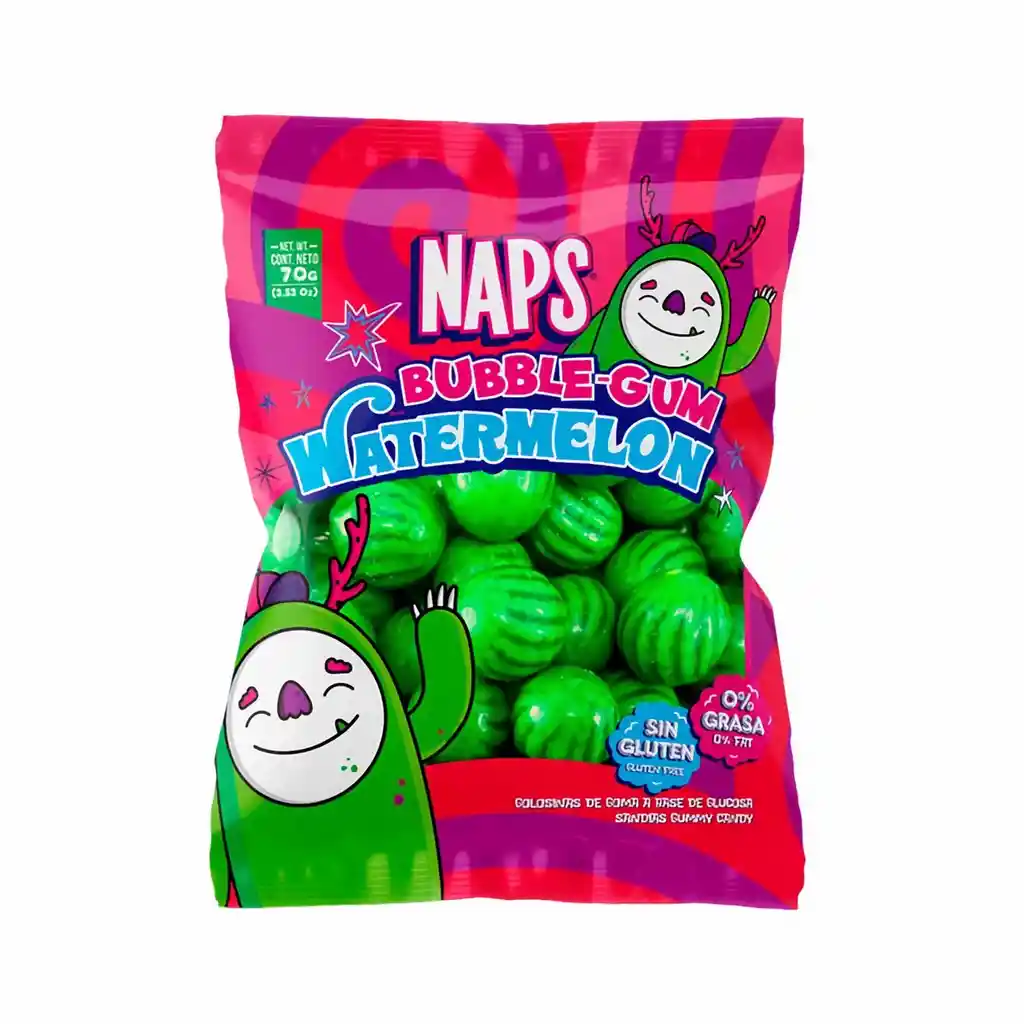 Naps Gomas Chicles Sandia