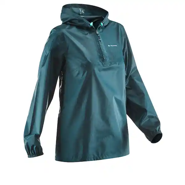 Quechua Chaqueta Impermeable Mujer Raincut Azul Talla 2XS/XS