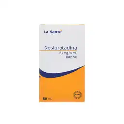 La Santé Antialérgico en Jarabe (2.5 mg) 60 mL