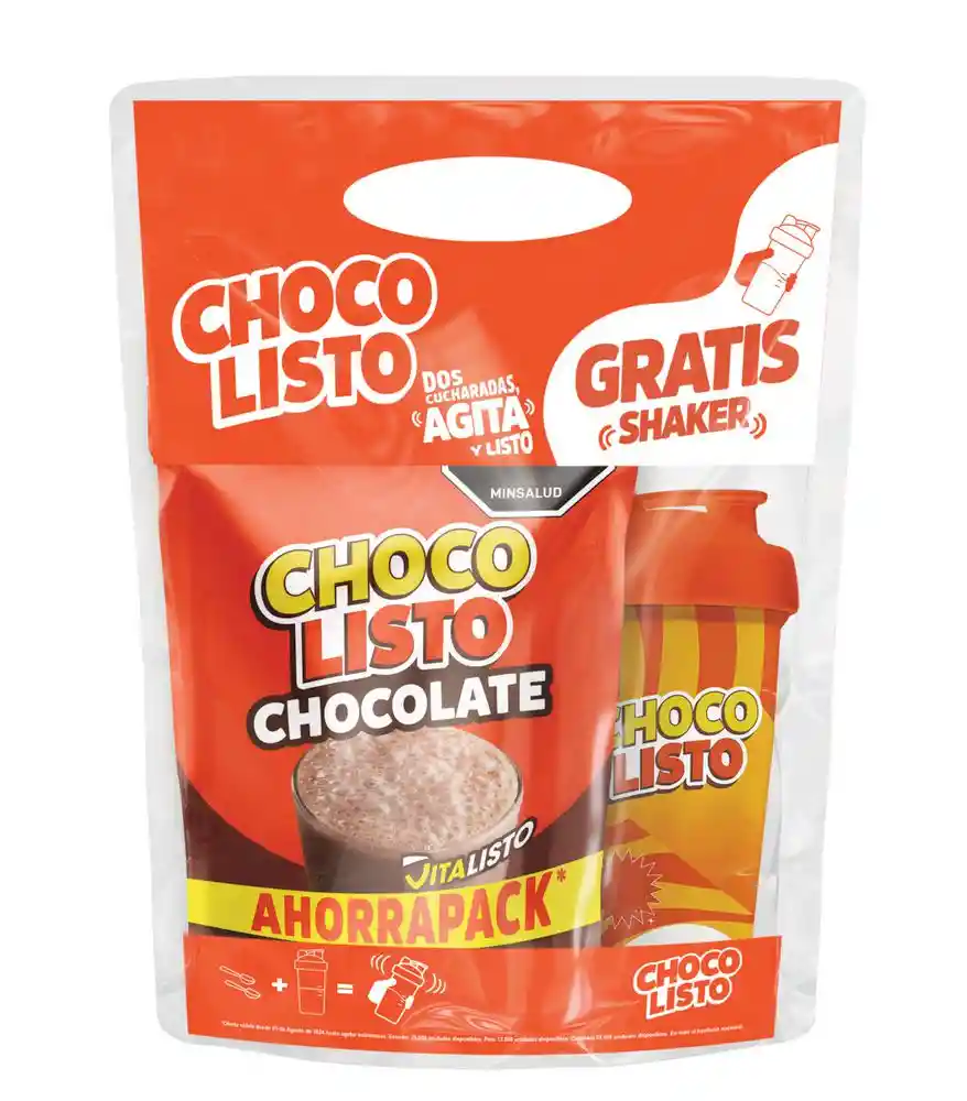 Chocolisto Chocolate en Polvo Leche