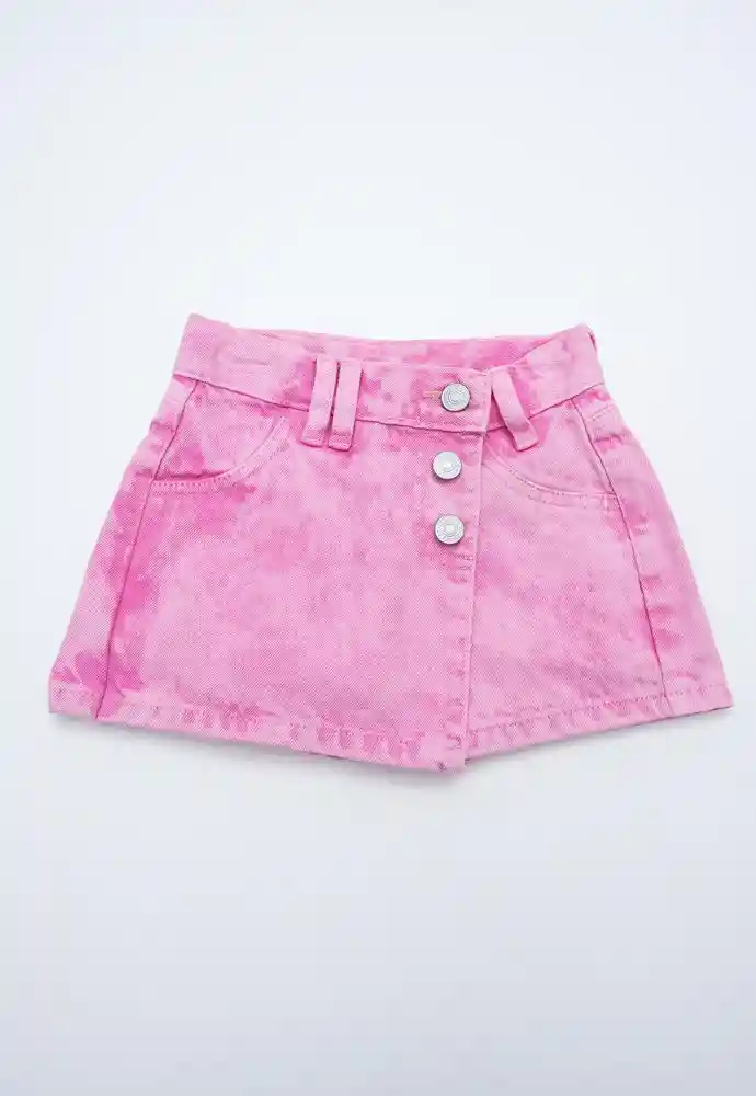 Falda Indigo 9/12meses-rosado