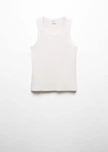 Camiseta Delta Offwhite Talla XXL Hombre Mango