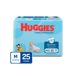 Huggies Pañal Triple Protección Etapa 2/M 25 Und
