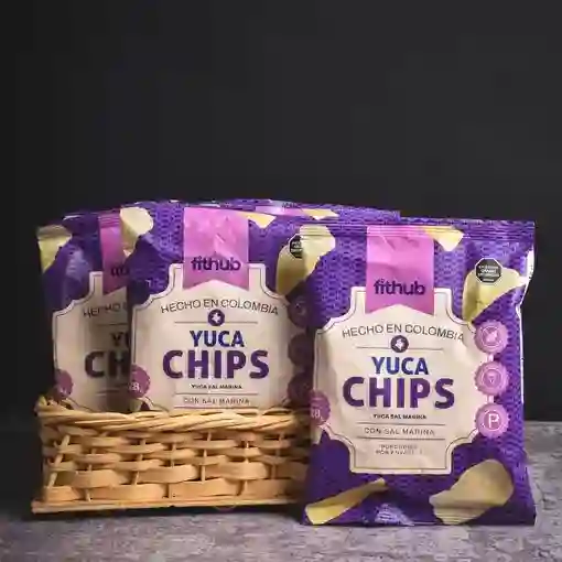 Yuca Chips Con Sal Marina - Fithub X 6 Uds