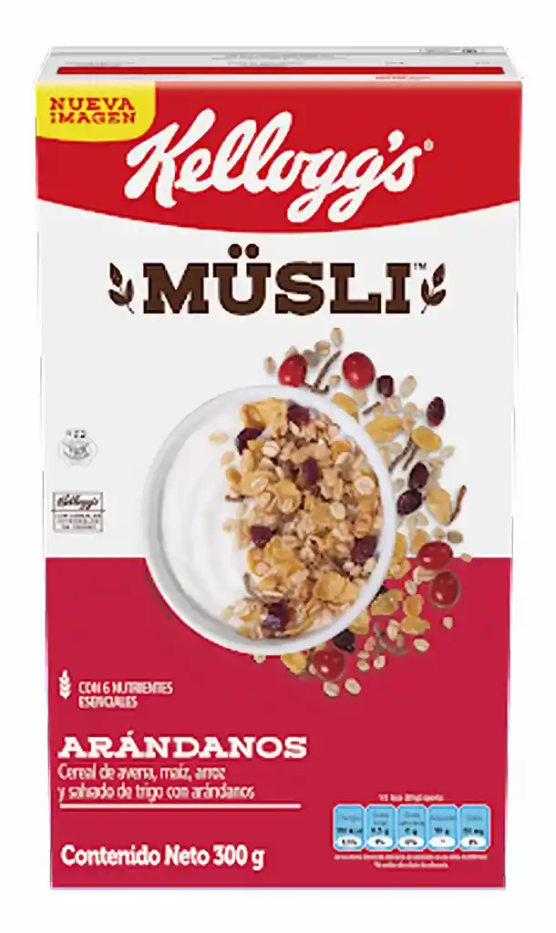Müsli Kelloggs Cereal Cosecha Roja