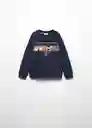 Sudadera Spibossb Navy Talla 72 Niños Mango