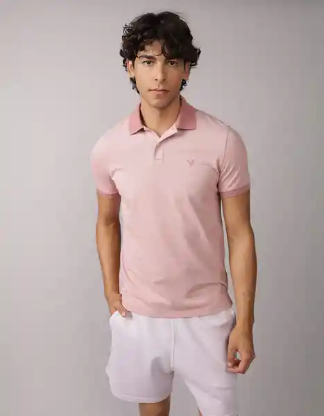 Polo Hombre Rojo Talla Large 4693629 American Eagle