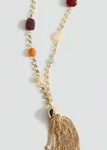 Collar Camila Oro Talla 99 Mujer Mango