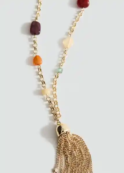 Collar Camila Oro Talla 99 Mujer Mango