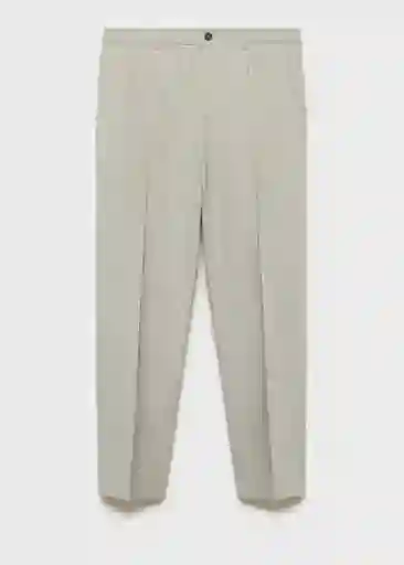 Pantalón Tropical Hielo Talla 42 Hombre Mango