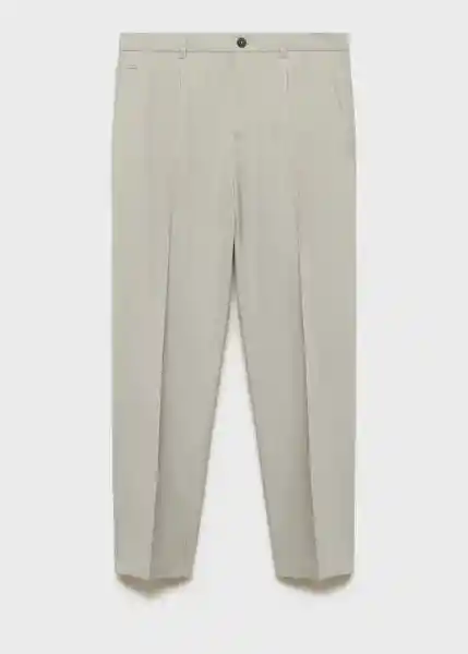Pantalón Tropical Hielo Talla 42 Hombre Mango