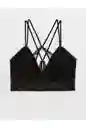 Bralette Negro Talla Small Aerie American Eagle