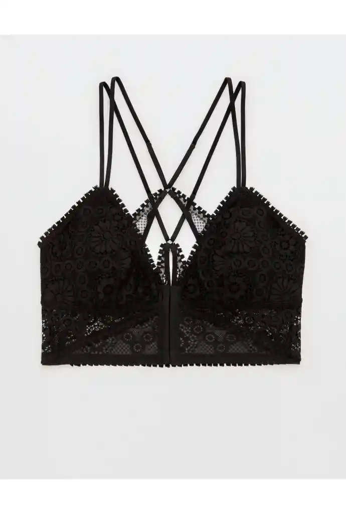 Bralette Negro Talla Small Aerie American Eagle