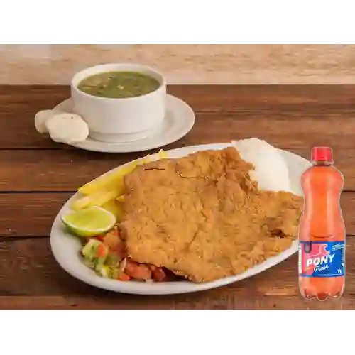 Combo 1/2 Chuleta de Cerdo + Pony Malta 330 ml