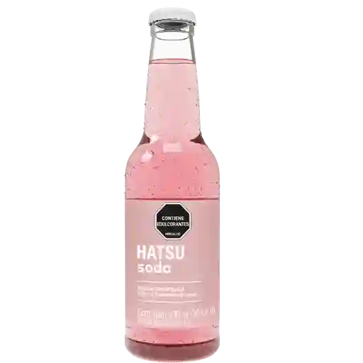 Soda hatsu frambuesa y fresas 300 ml