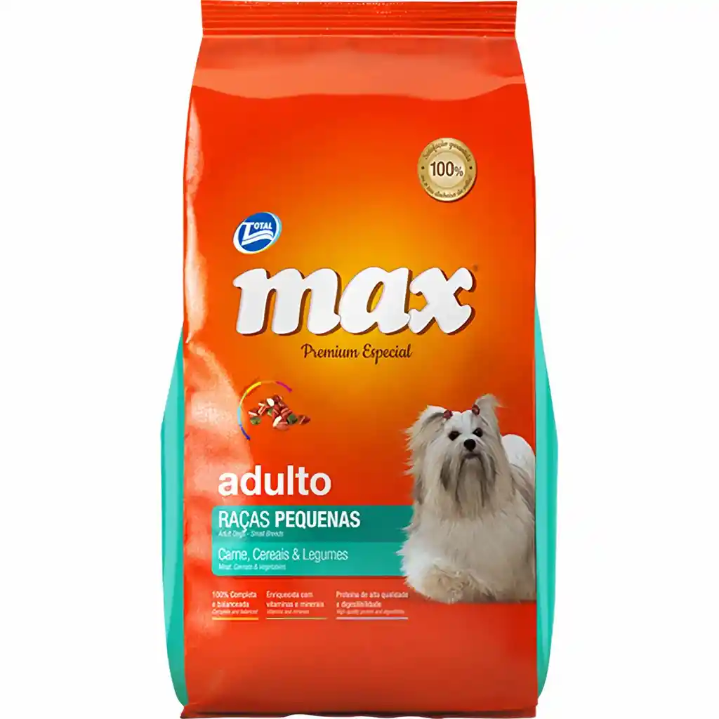 Max Alimento Para Perro Raza Pequeña Carne 2 Kg