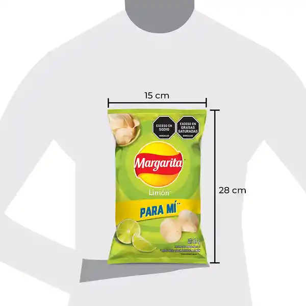 Margarita Snack Papas Limon 65 g