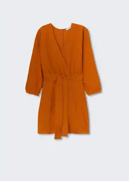 Vestido Amelie-W Naranja Talla S Mujer Mango