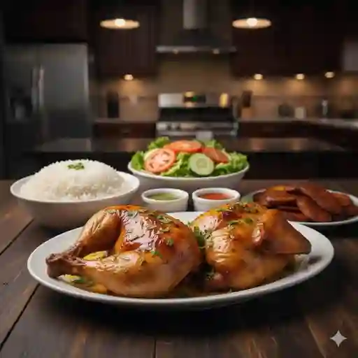 Pollo Asado Tradicional Medio