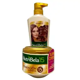 Nutribela Kit Shampoo + Tratamiento Reparación Intensiva