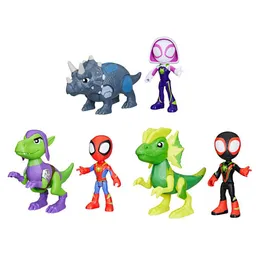 Spidey Set Dino-Webs Héroe y Dino Surtidos
