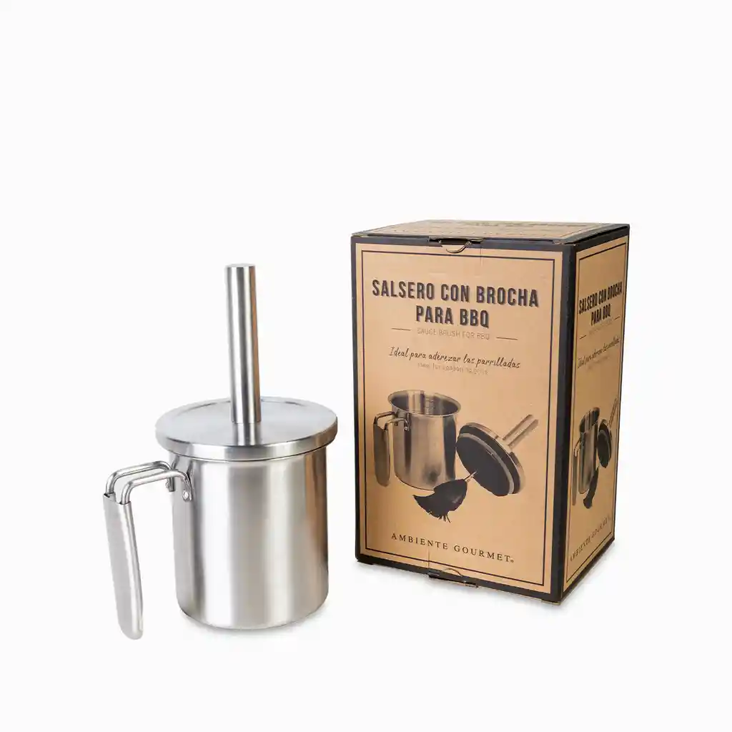 Salsero Brocha Para Bbq Ambiente Gourmet