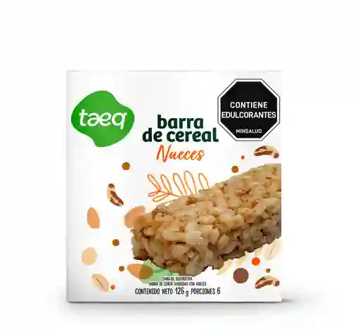 Barra Cereal Nueces Plegadizataeq 126 Gr