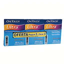 Onetouch Tiras Oferta Ultra X 50 Pague 2 Lleve 3