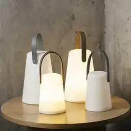 Farol Led Manija Gris 14 cm Ambiente Gourmet