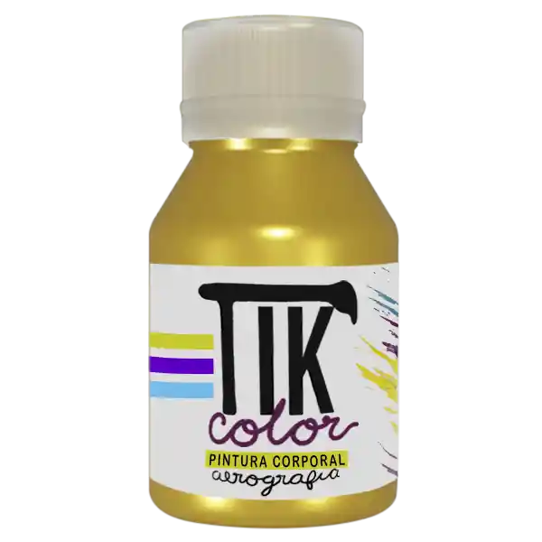 Tikcolor Maquillaje Artístico Oro 60 mL C18