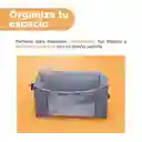 Organizador de Tela Bolsa Grande Horizontal Gris Miniso