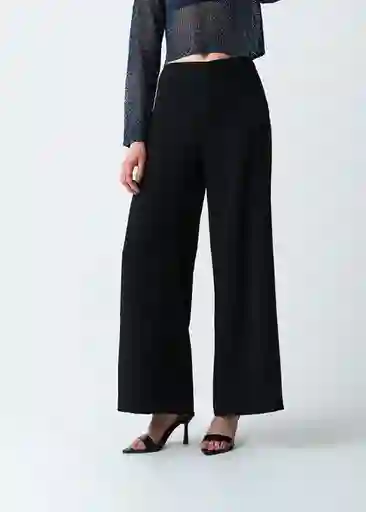 Pantalón Gael Mujer Negro Ultraoscuro Talla 8 433G390 Naf Naf