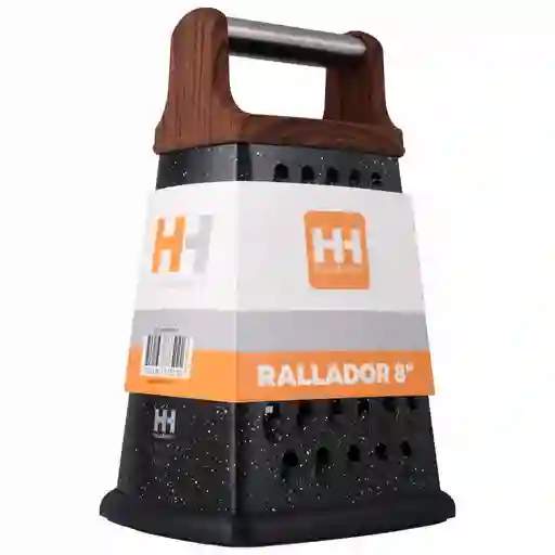 Rallador H&h 8 Pulgadas Acero Inoxidable Ag57b020-8