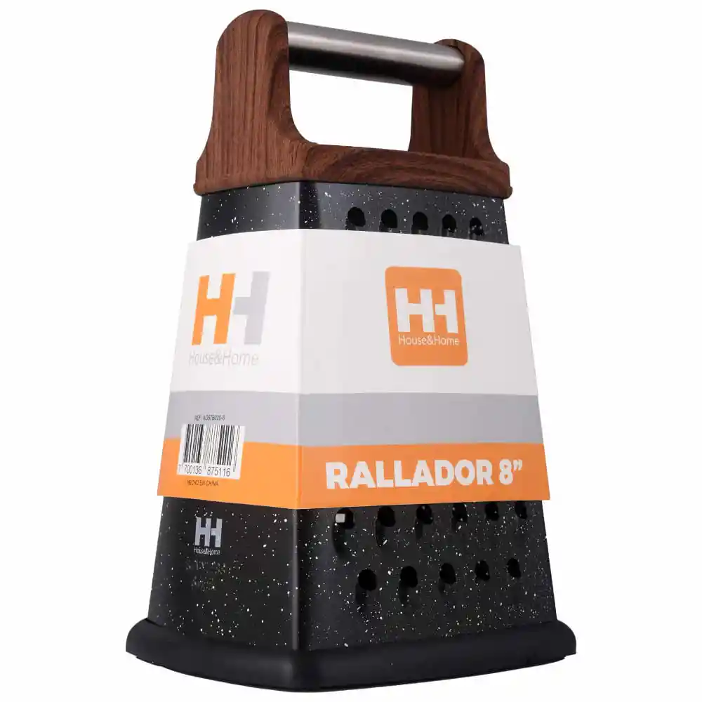 Rallador H&h 8 Pulgadas Acero Inoxidable Ag57b020-8